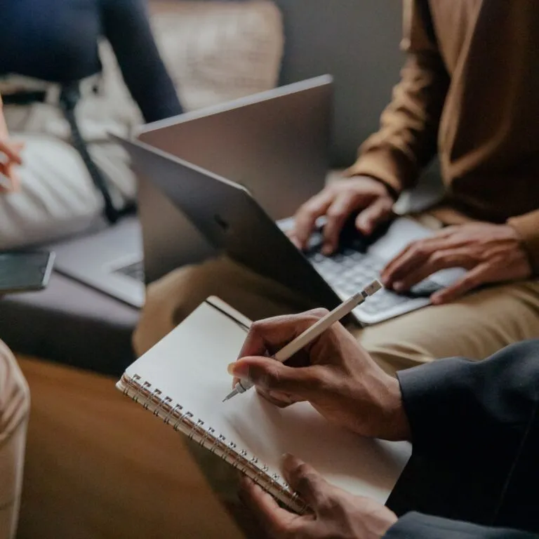 Black Purple Writer Tips Seamless Carousel Instagram Post